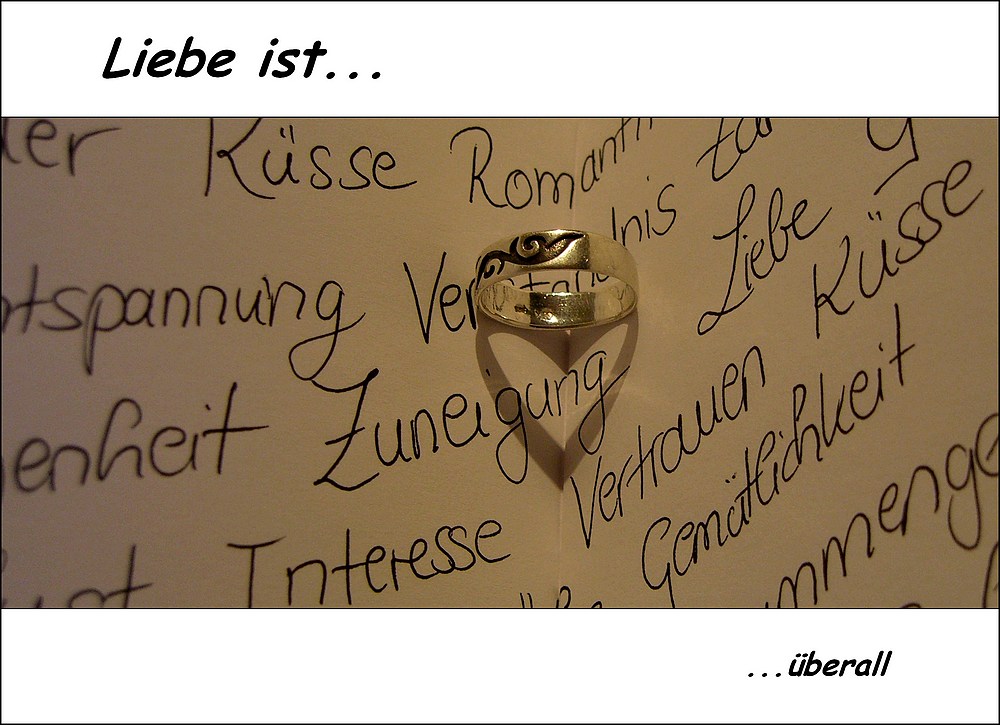 LIEBE IST...