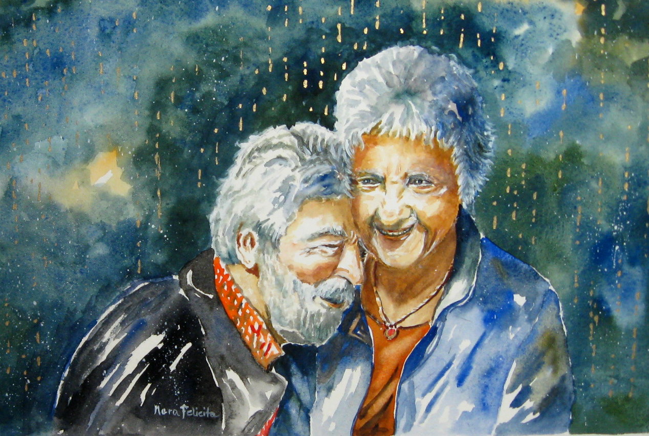 Liebe ist..... wenn man miteinander lachen kann! Foto & Bild