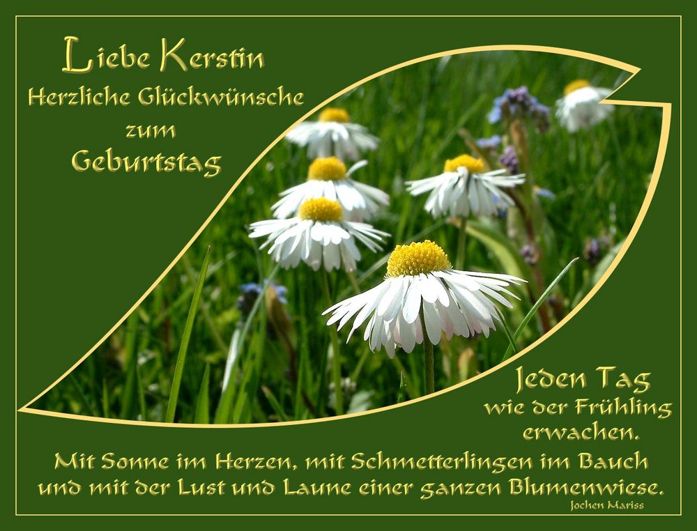 Liebe Kerstin... Foto & Bild gratulation und feiertage, geburtstag