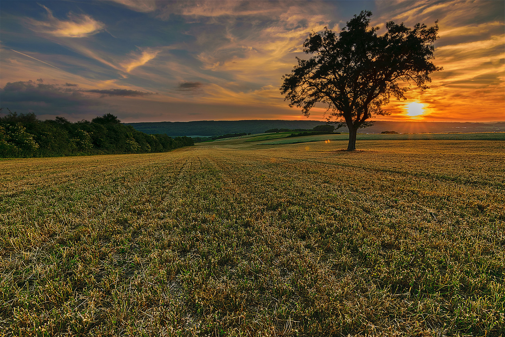 Liebe zum Sonnenuntergang