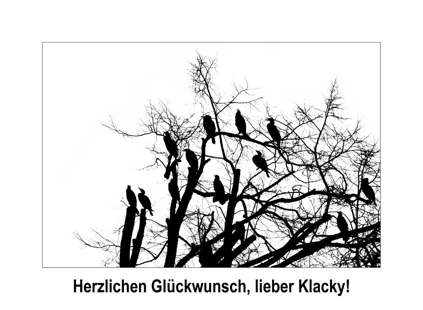 Lieber Klacky, ...