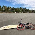 Lieber mit dem Fahrrad zum Strand....