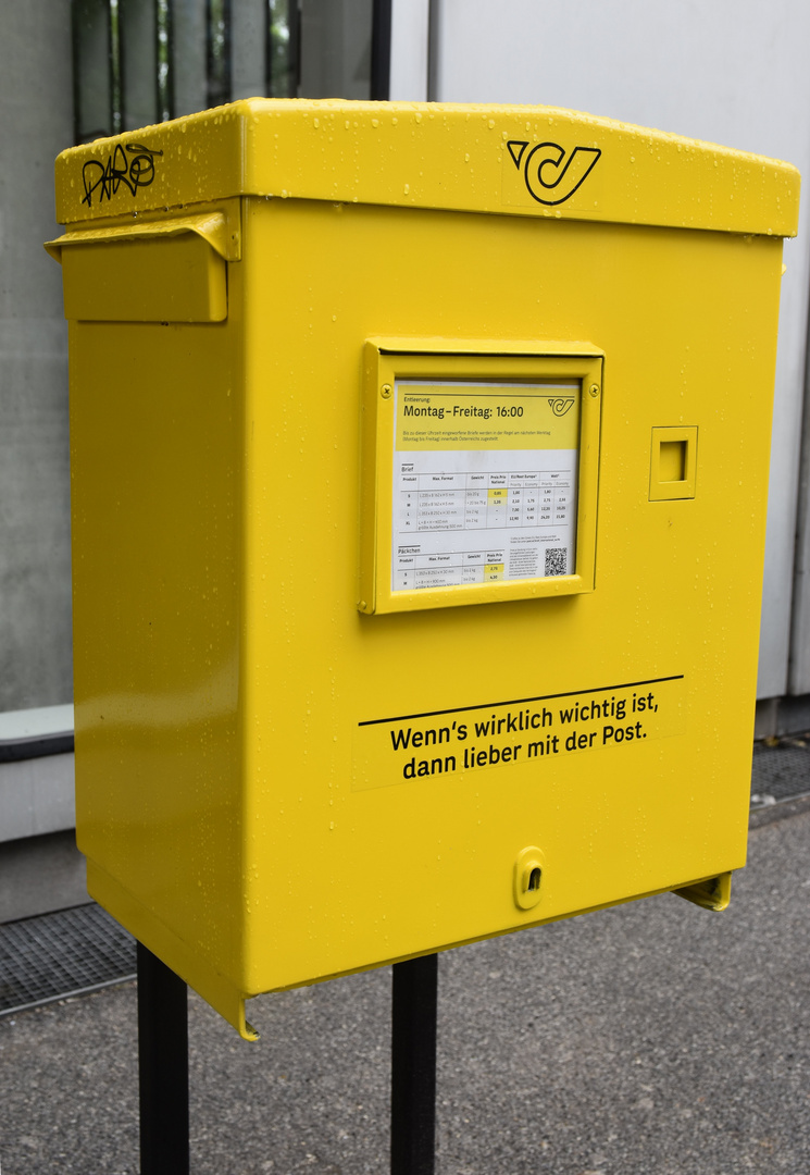 Lieber mit der Post