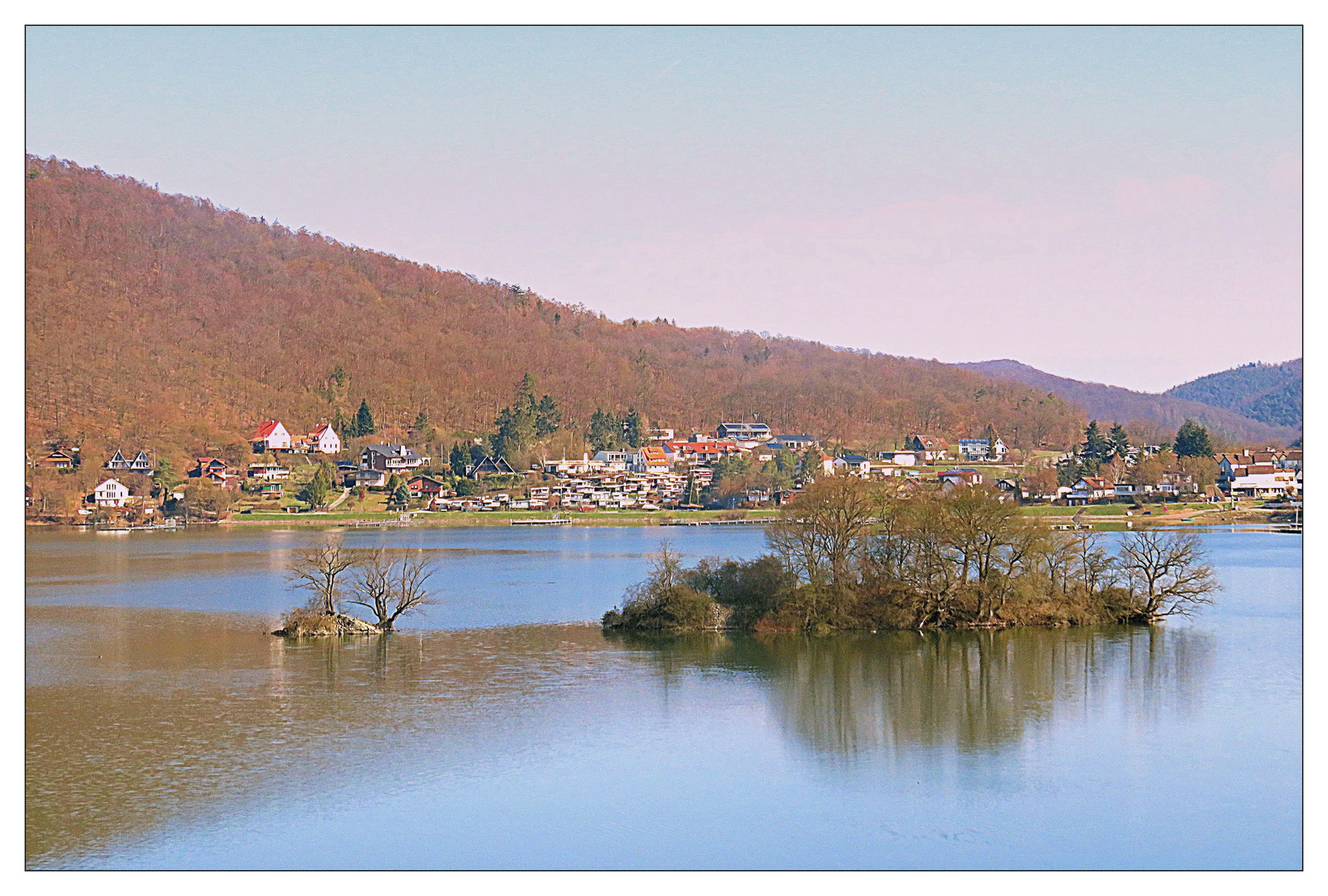 "Liebesinsel" im Edersee