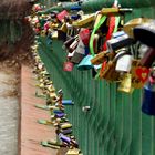 Liebesschlösser an der Tumski Brücke in Breslau !