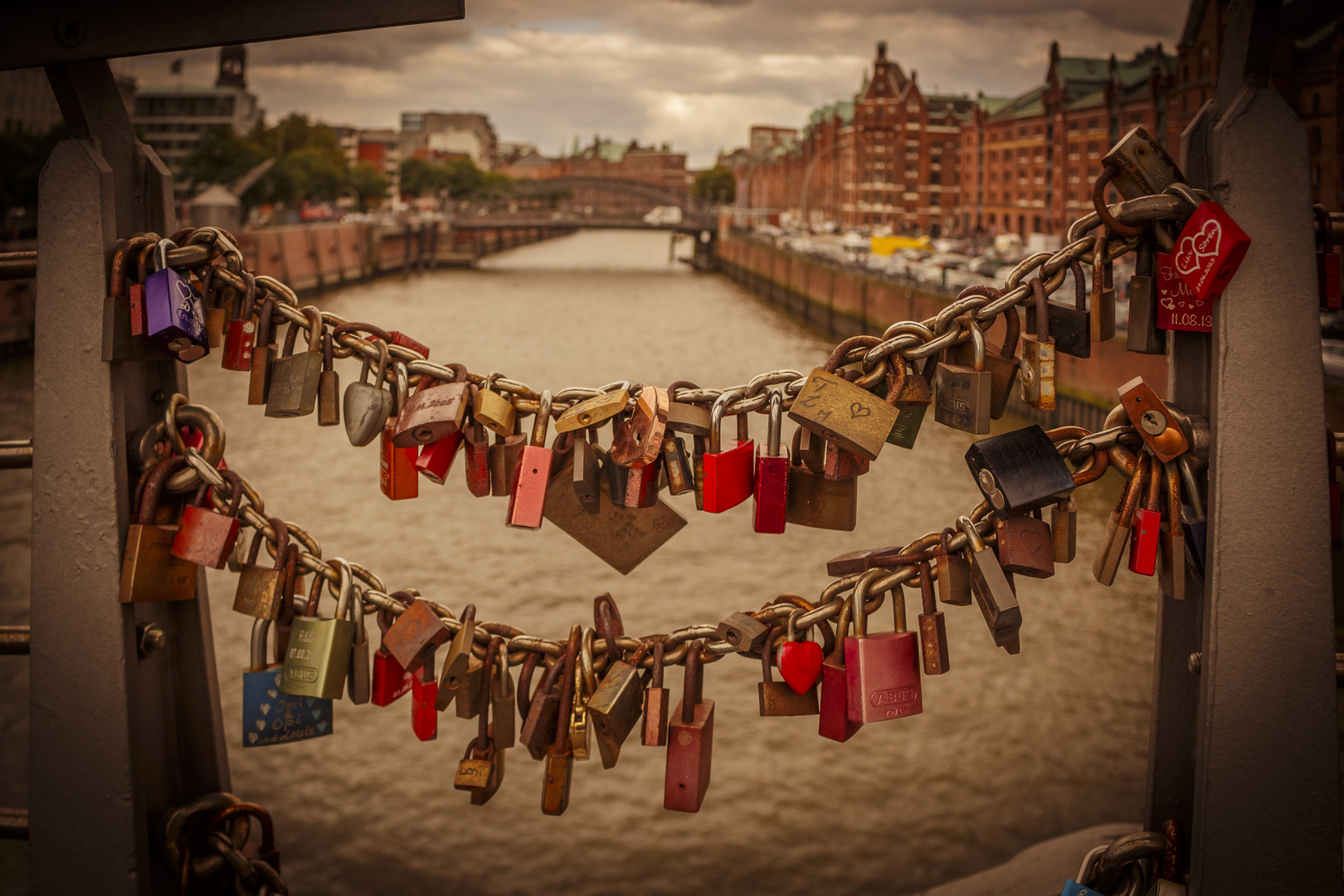 Liebesschlösser Speicherstadt