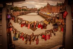 Liebesschlösser Speicherstadt