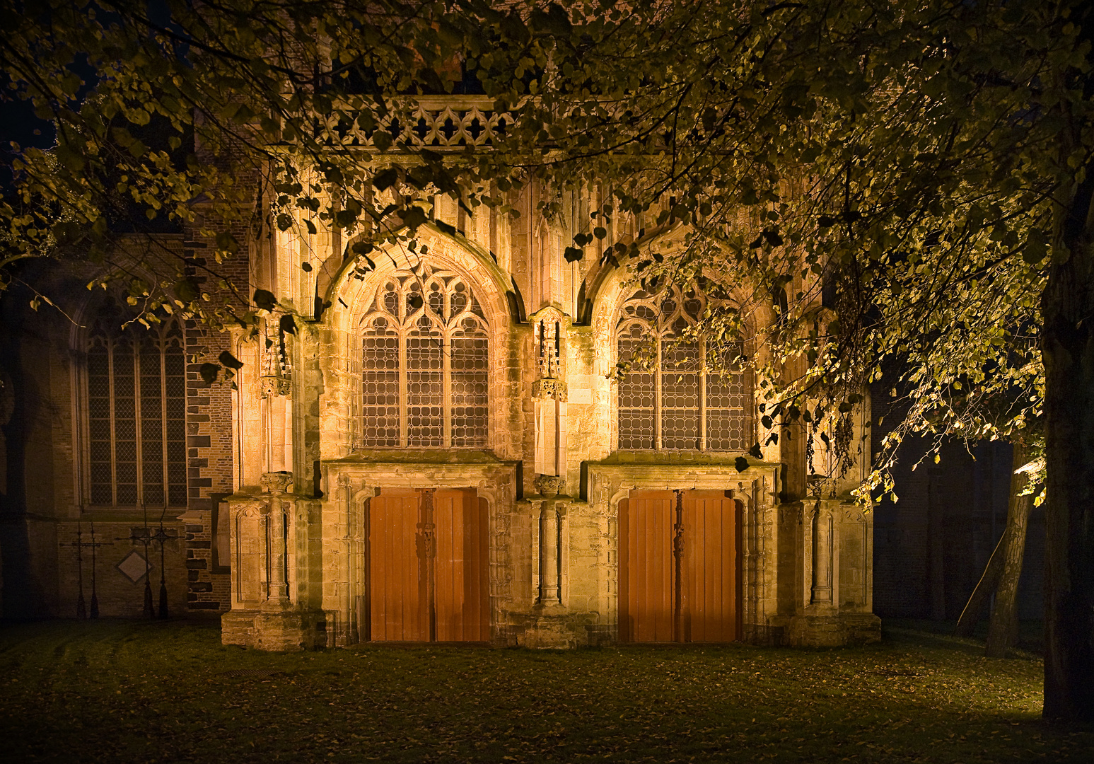 Liebfrauenkirche bei Nacht