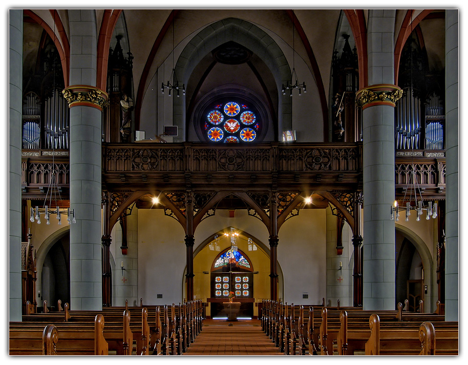 Liebfrauenkirche Blick Orgel