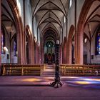 Liebfrauenkirche in buntem Licht