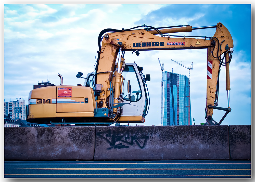 Liebherr A 314 vor EZB