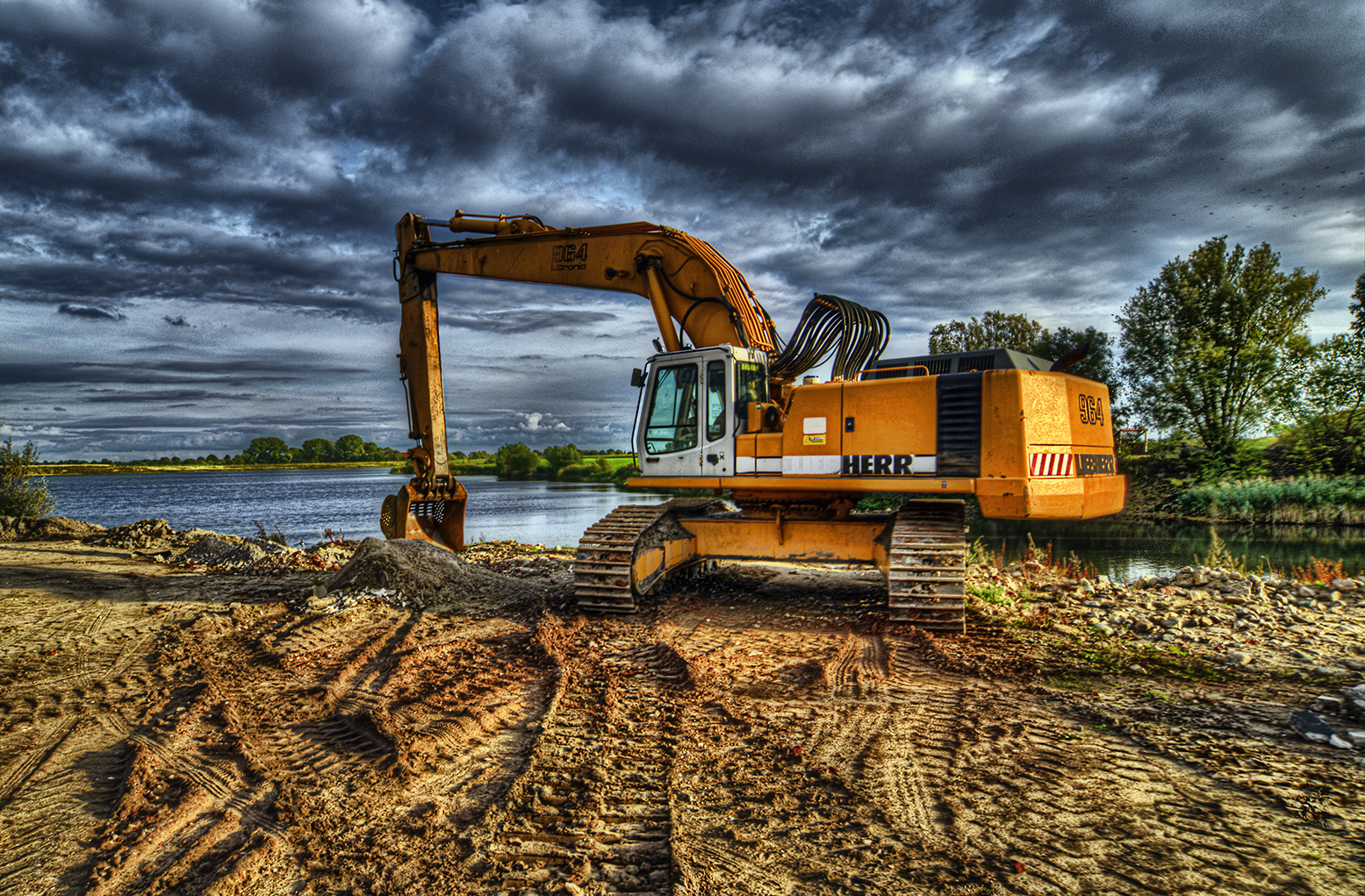 Liebherr Bagger Foto & Bild | baumaschinen, verkehr & fahrzeuge