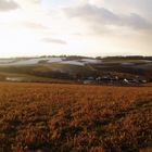 Lieblingsfeld mit dem letzten schnee