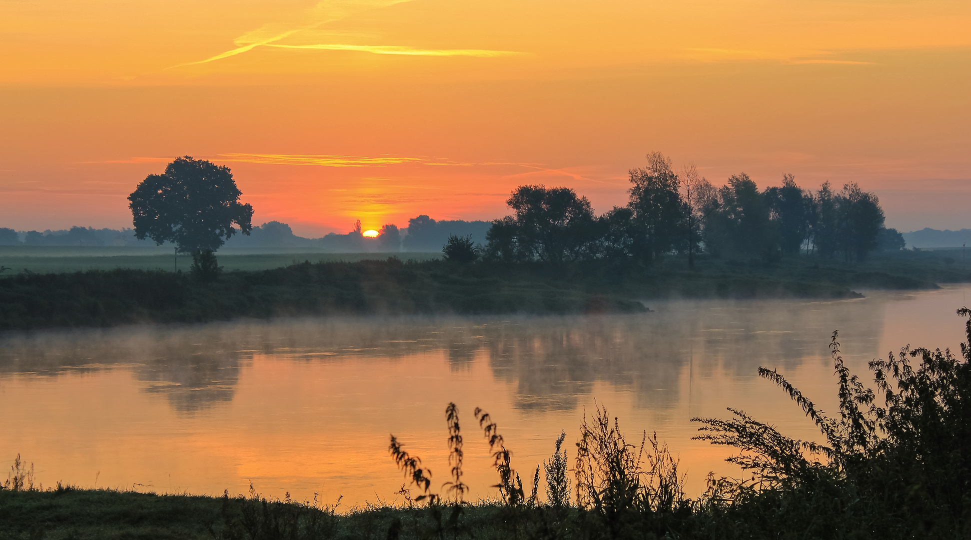 Lieblingsorte - Morgenstimmung am Fluss