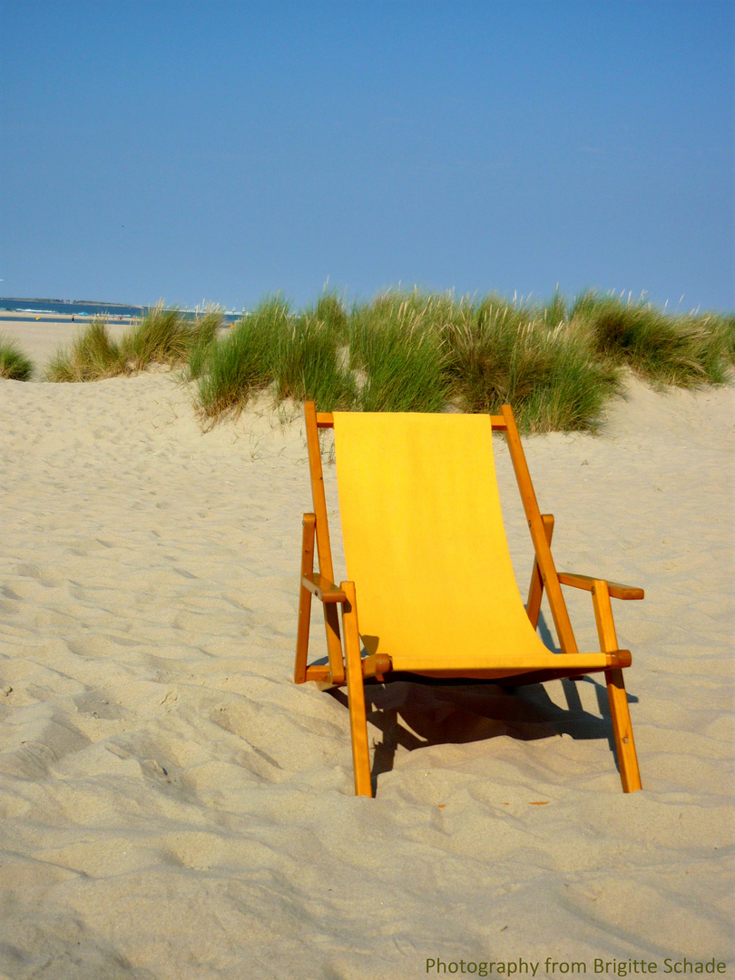 Liege am Strand - Niederlande