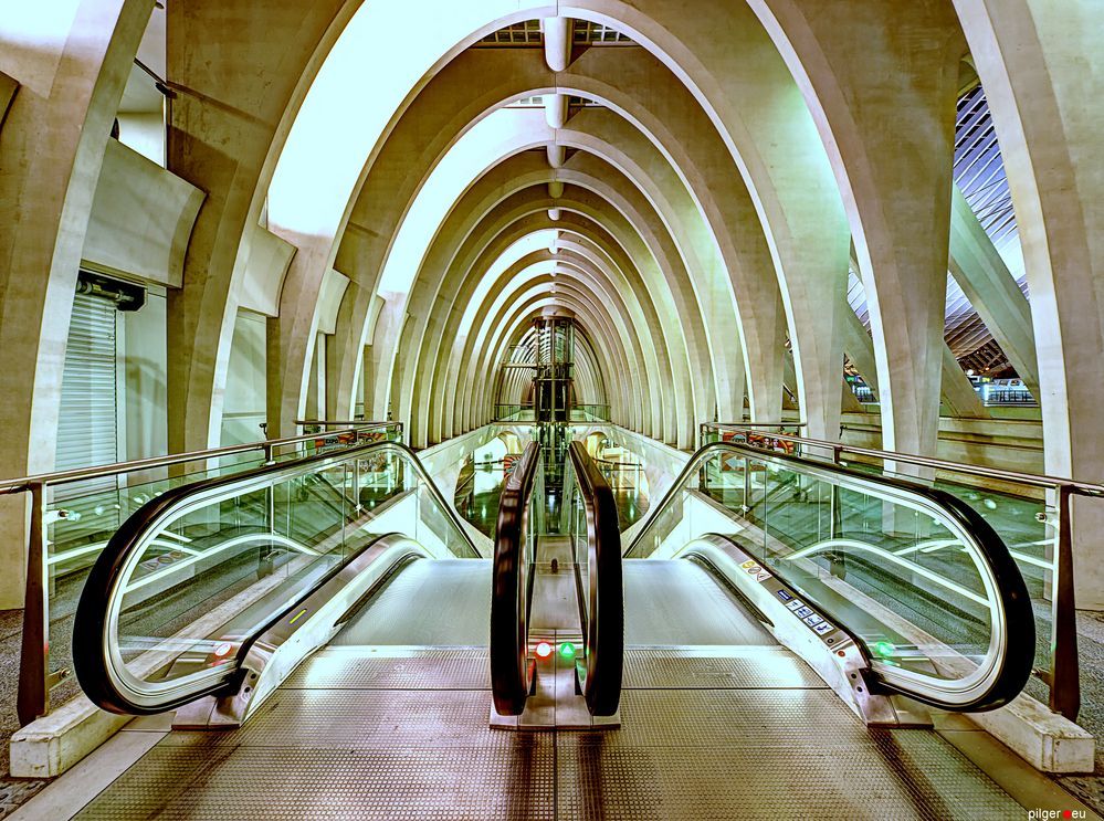 Liège-Guillemins - Rolltreppe