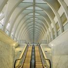 Liege-Guillemins - Rolltreppe im Lütticher Bahnhof