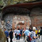 Liegender Buddha (Grotten am Beishan)