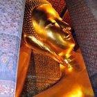 Liegender Buddha im Wat Po in Bangkok