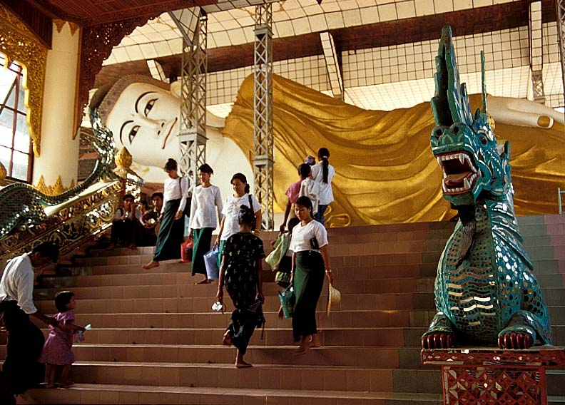 Liegender Buddha von Shwe-tha-lyaung