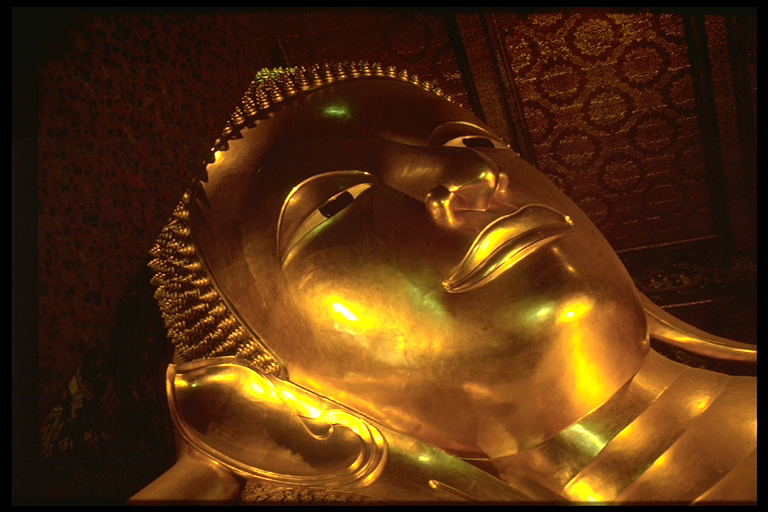 Liegender goldener Buddha in Wat Pho, Bangkok