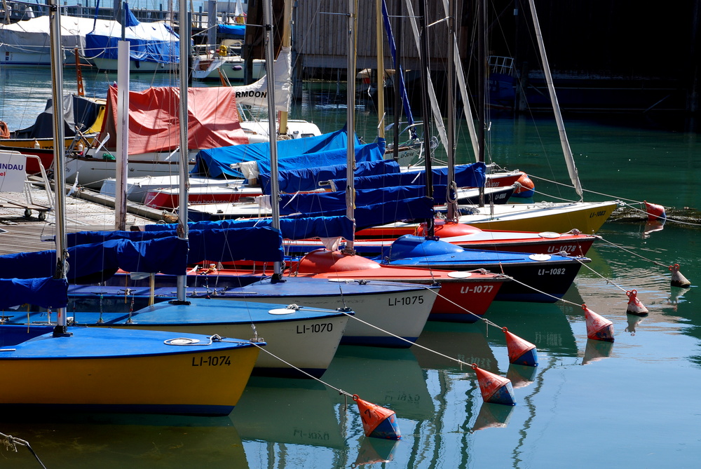 Liegeplatz der Segelboote (Lindau am Bodensee)