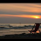 Liegestuhl am Strand