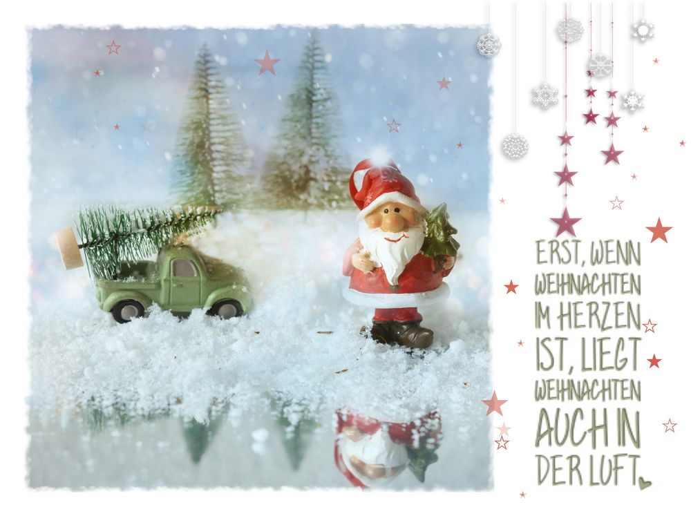 ..liegt in der Luft Foto & Bild  weihnachten, karte, weihnachtsmann Bilder auf fotocommunity
