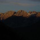 Lienzer Dolomiten bei Sonnenuntergang