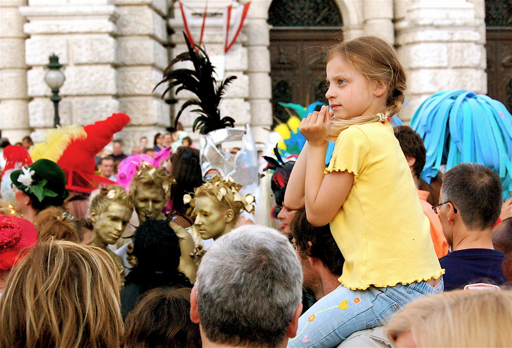 Life Ball Wien 2007 / So fragende und doch so unvoreingenommene Augen...