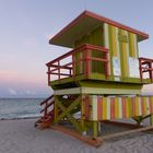 Life -guard tower at Miami Beach