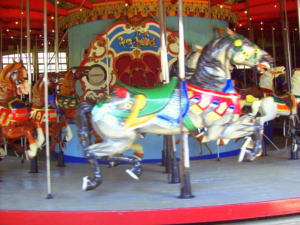 life is like a carrousel.