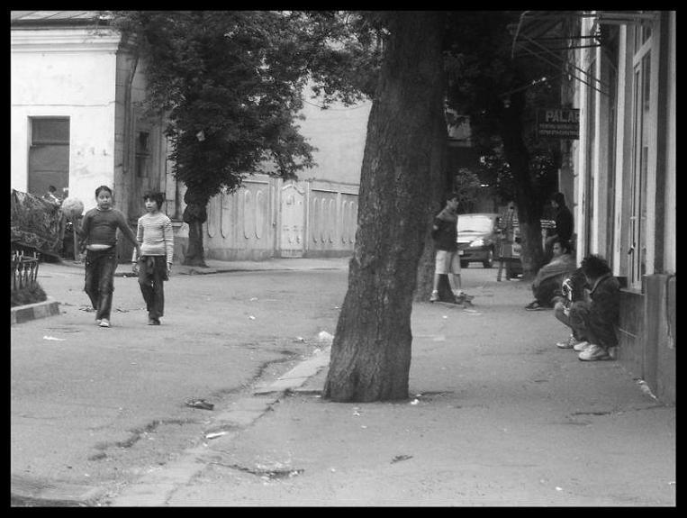 Life on the street of Bucharest