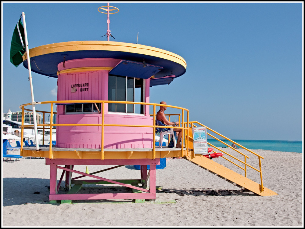 Life saver station - Miami Beach