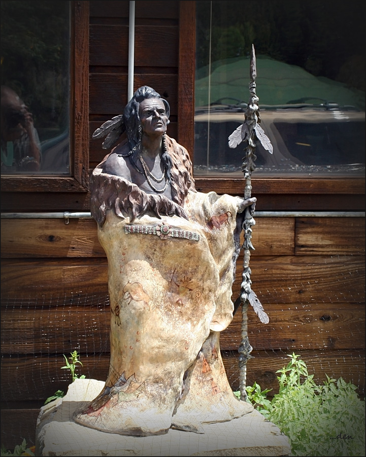 Life-size Native American Statue.......
