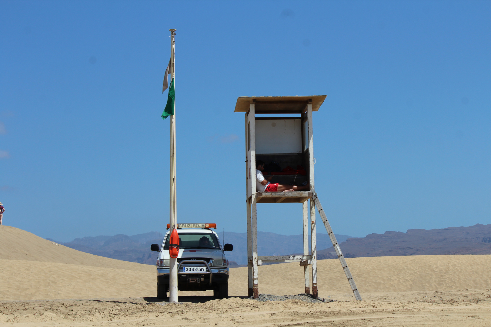 Lifeguard at work