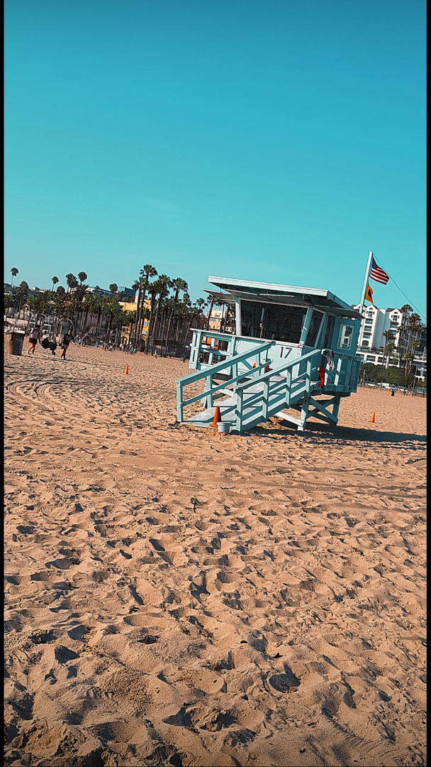 Lifeguard Beach Santa Monica