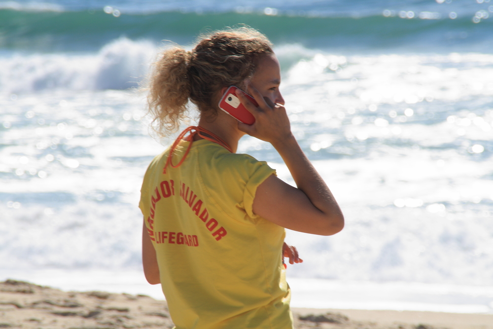 Lifeguard bei der Arbeit..