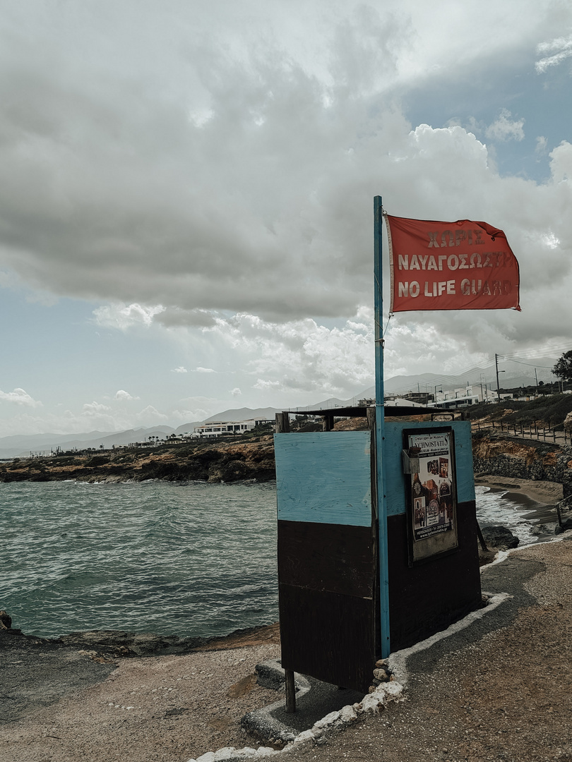 Lifeguard warning