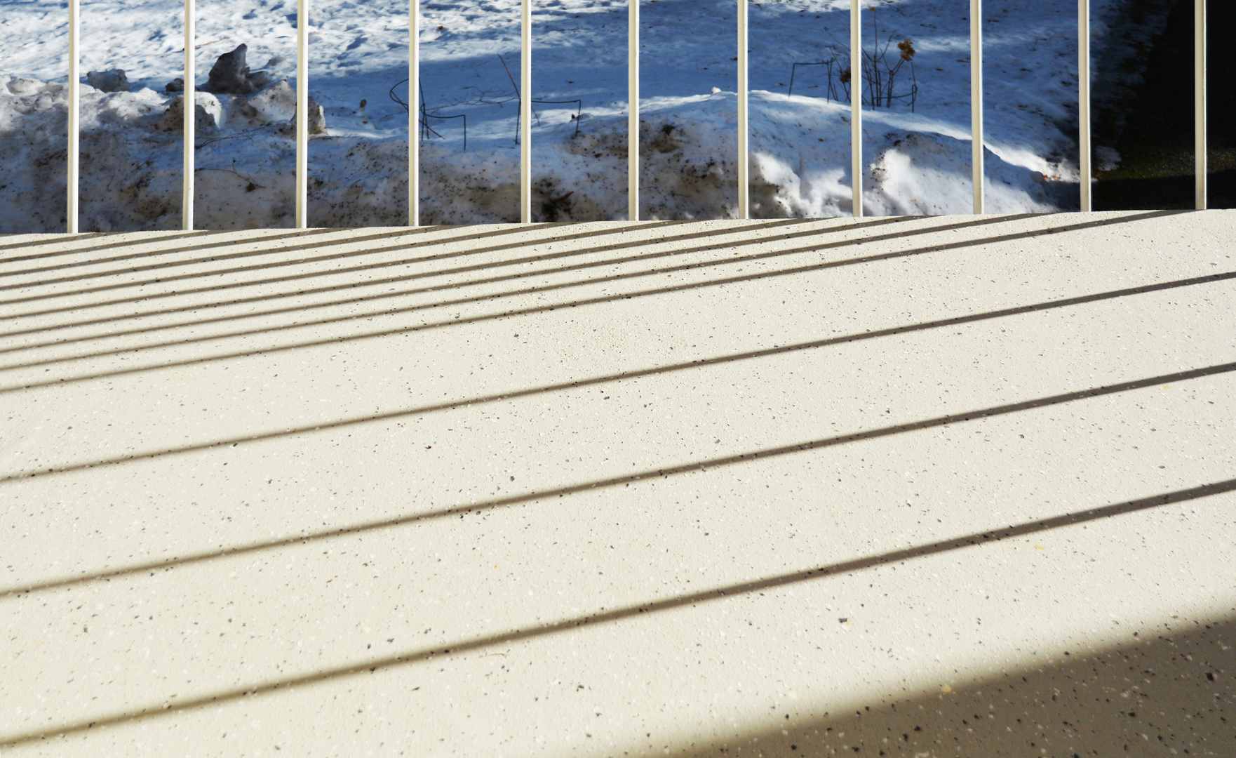 Light and shadows on balcony