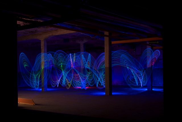 Light art performance