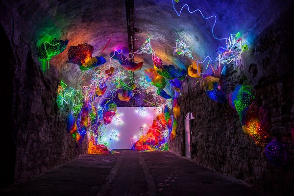 Light art, Unna Germany