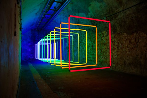 Light art, Unna Germany