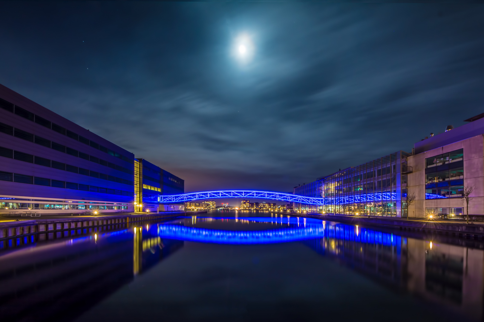 Light Bridge Aalborg University in Copenhagen 