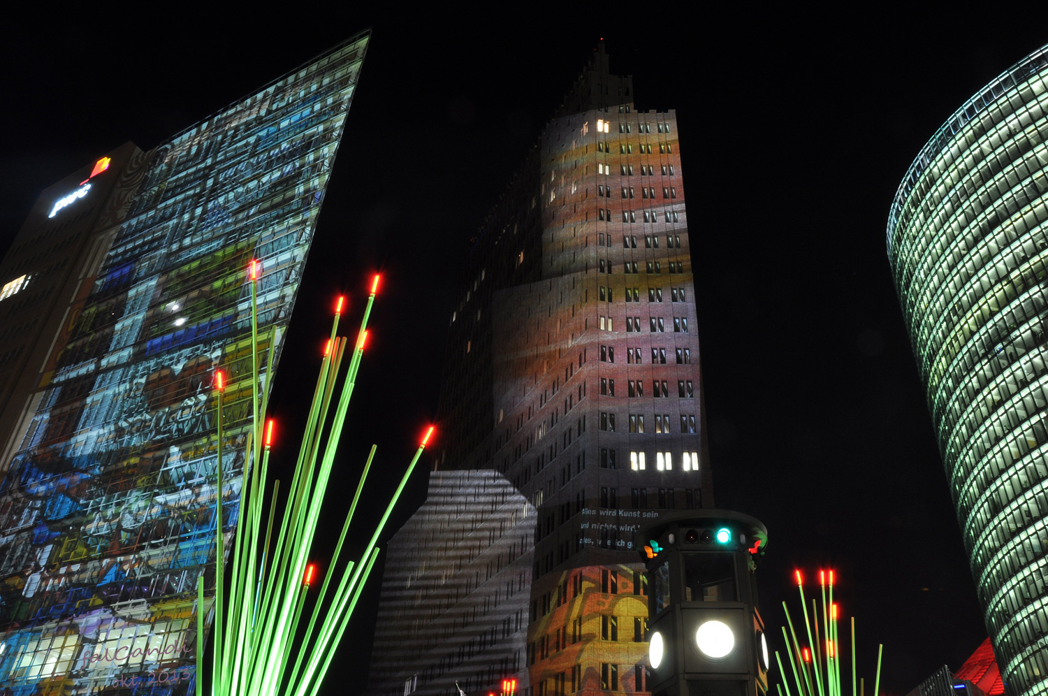 Light festival Potsdamer Platz,Berlin