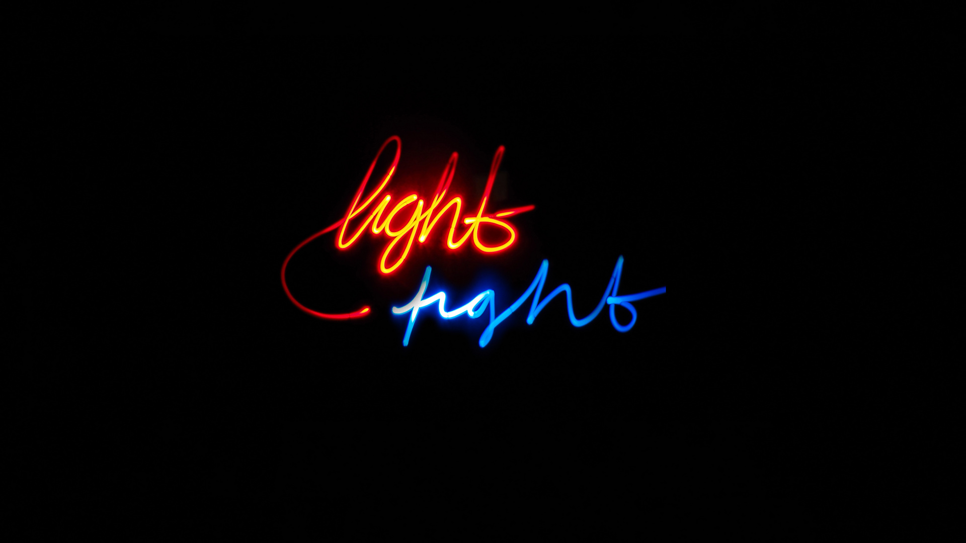 Light Fight - typography