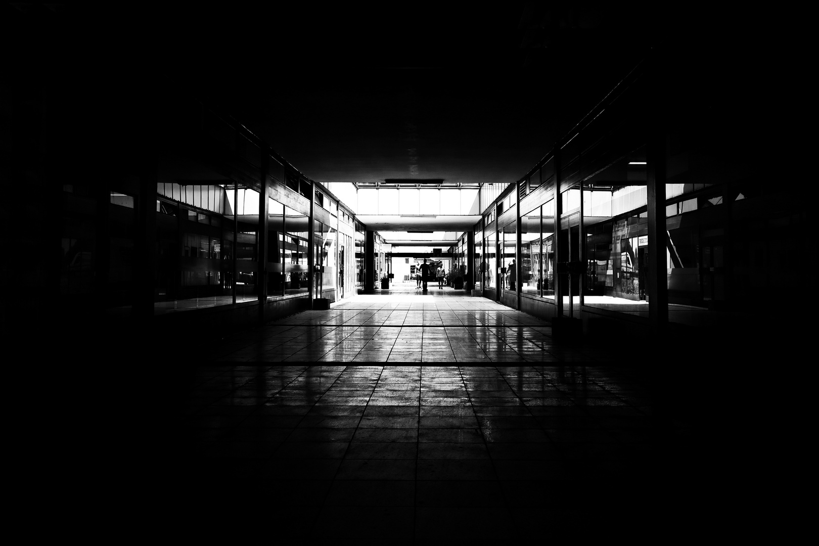 Light-Flooded Shopping Areas