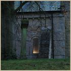 light in the church at warkworth