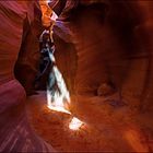 Light in the Lower Antilope Canyon