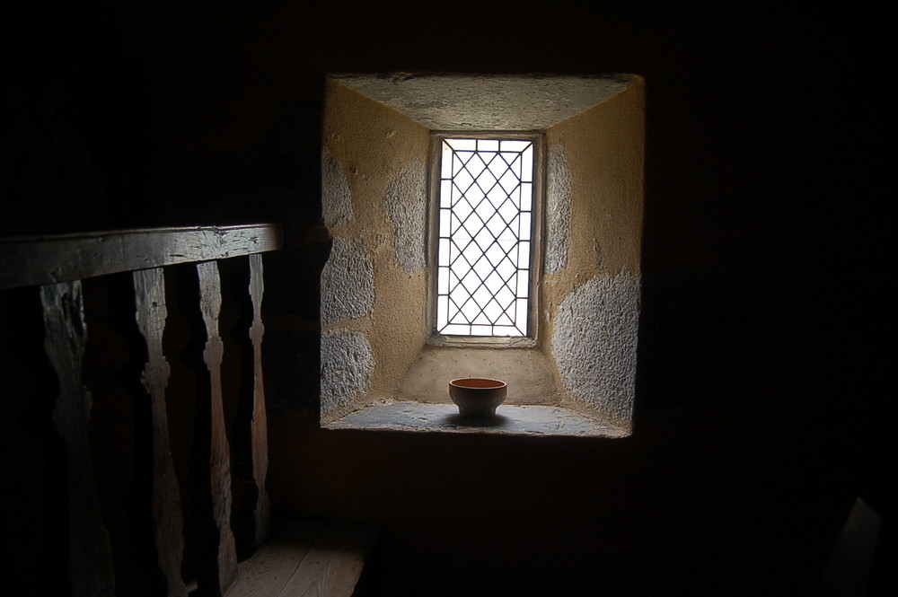 Light inside a church